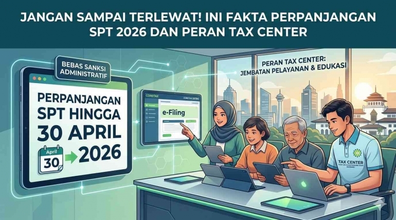 Jangan Sampai Terlewat! Ini Fakta Perpanjangan SPT 2026 dan Peran Tax Center