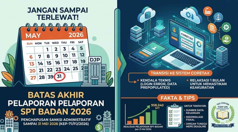 Jangan Sampai Terlewat! 31 Mei Jadi Batas Akhir Pelaporan SPT Badan 2026